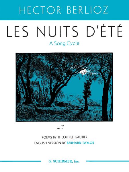 Nuits D'Ete : For Low Voice & Piano.