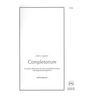 Completorium : For Soprano, Alto/Counter Tenor, Alto Recorder/Flute, Viola Da Gamba & Harpsichord.
