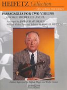 Passcaglia : For Two Violins / arranged by Johan Halvorsen; edited by Jascha Heifetz.