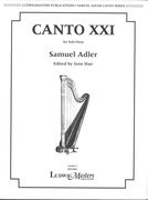 Canto XXI : For Solo Harp / edited by June Han.