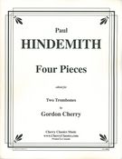 Four Pieces : For Two Trombones / transcribed by Gordon Cherry.