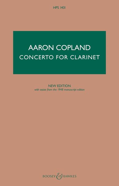 Concerto : For Clarinet and String Orchestra, With Harp and Piano (1948) / edited by Philip Rothman.