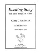 Evening Song : For Solo English Horn / edited by Bruce Gbur.