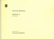 Redditio 2 : For Wind Quintet (2013).