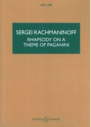 Rhapsody On A Theme Of Paganini, Op. 43 : For Piano and Orchestra.