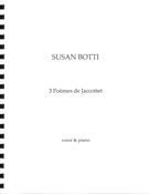 3 Poemes De Jaccottet : For Voice and Piano (1997).