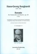 Sonate, Op. 53 : Für Violoncello und Klavier (1942) / edited by Thomas Emmerig.