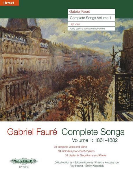 Complete Songs, Vol. 1, 1861-1882 - 34 Songs For Voice and Piano : For High Voice.