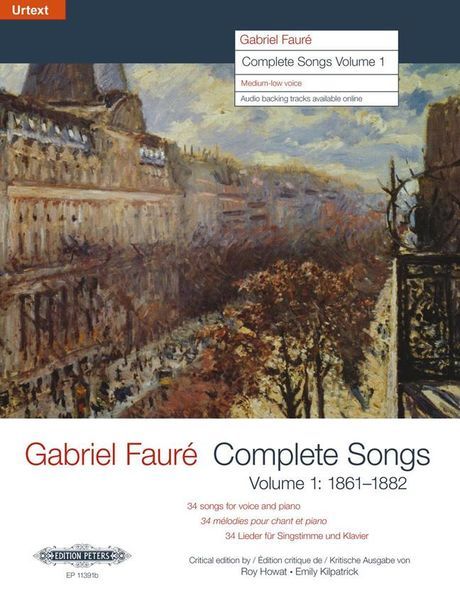 Complete Songs, Vol. 1, 1861-1882 - 34 Songs For Voice and Piano : For Medium Voice.