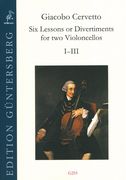 Six Lessons Or Divertimentos, Op. 4 : For Two Violoncellos - Nos. I-III.