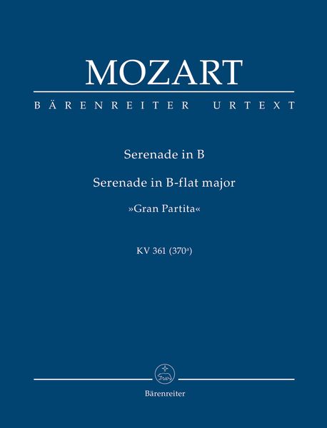 Serenade In Bb Major (Gran Partita), K. 361.