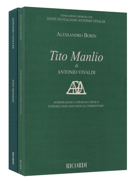 Tito Manlio, RV 738 / edited by Alessandro Borin.