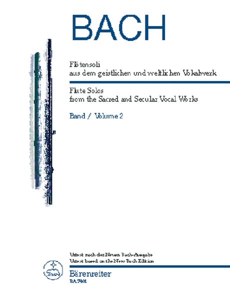 Flute Solos From The Sacred and Secular Vocal Works, Vol. 2.