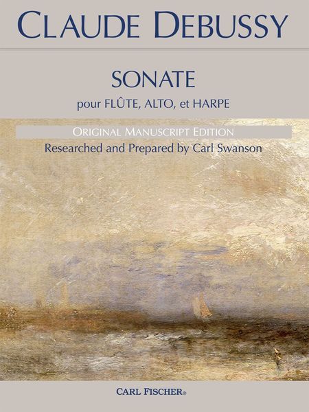 Sonate : Pour Flute, Alto Et Harpe / Researched and Prepared by Carl Swanson.
