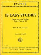 15 Easy Studies, Preparatory To Studies Op. 76 and 73 : For Two Cellos / edited by Carter Enyeart.