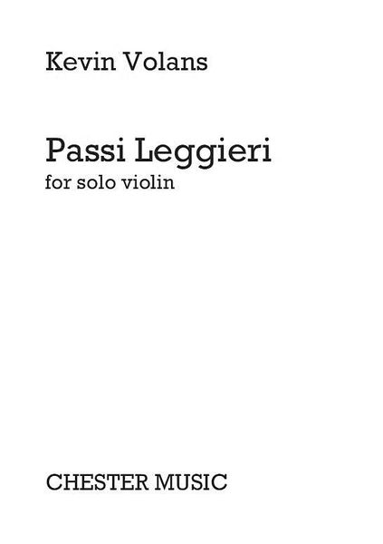 Passi Leggieri : For Solo Violin.