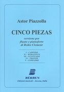 Cinco Piezas : Per Flauto E Pianoforte / arranged by Reiko Clement.