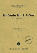 Sinfonie Nr. 1 F-Dur, Op. 12 (Padrta I:I) / edited by Bert Hagels.