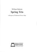 Spring Trio - A Bouquet Of Traditional Flower Rags : For Violin, Cello and Piano (1996).