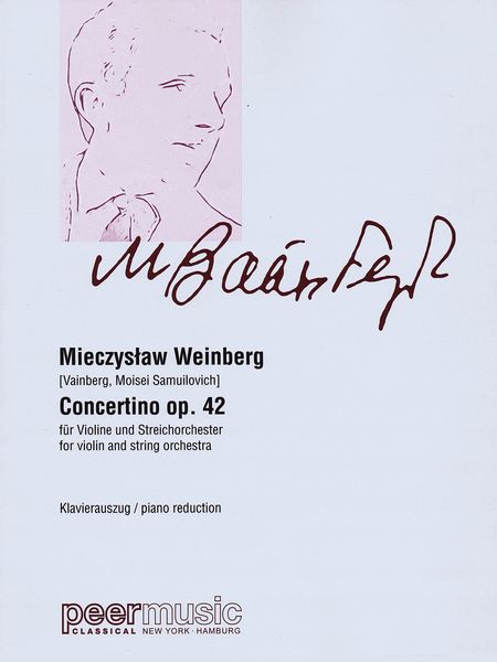 Concertino, Op. 42 : For Violin and String Orchestra (1948) - Piano reduction.