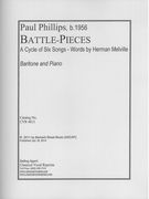 Battle-Pieces - A Cycle Of Six Songs : For Baritone and Piano.