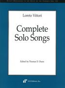 Complete Solo Songs / edited by Thomas D. Dunn.