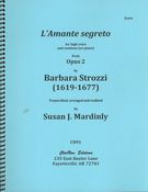 Amante Segreto, From Opus 2 : For High Voice and Continuo (Or Piano).