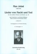 Lieder von Nacht und Tod, Op. 28 : Für Eine Mittlere Stimme und Klavier / Ed. Thomas Emmerig.