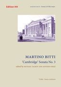 Cambridge Sonata No. 3 : For Violin and Basso Continuo / edited by Michael Talbot and Antonio Frigé.