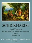 Zwölf Sonaten, Op. 17 : Für Altblockflöte und Basso Continuo - Sonaten 4-6.