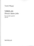 Virelai - Douce Dame Jolie : For Recorder Quartet (2014).