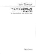 Three Shakespeare Sonnets : For Unaccompanied Choir Sssaattbbb.
