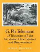 15. Triosonate In F-Dur (TWV 42:F13) : Für Violine, Oboe Oder Violine und BC.