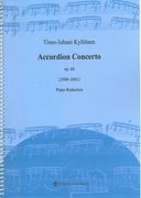 Accordion Concerto, Op. 60 : For Accordion and Symphony Orchestra (2000-1) - Piano reduction.