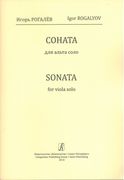 Sonata : For Viola Solo.
