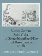 Suite In C Major Op. 5/1 : For Soprano Recorder (Treble Recorder, Flute, Oboe, Violin) and BC.