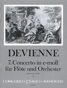 7. Concerto In E Minor : For Flute and Orchestra. Set of Parts: 6,6,4,6+Harmonie.