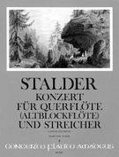 Concerto In B Flat Major : For Flute Or Treble Recorder and String Orchestra. (Ed. Caspar Diethelm).