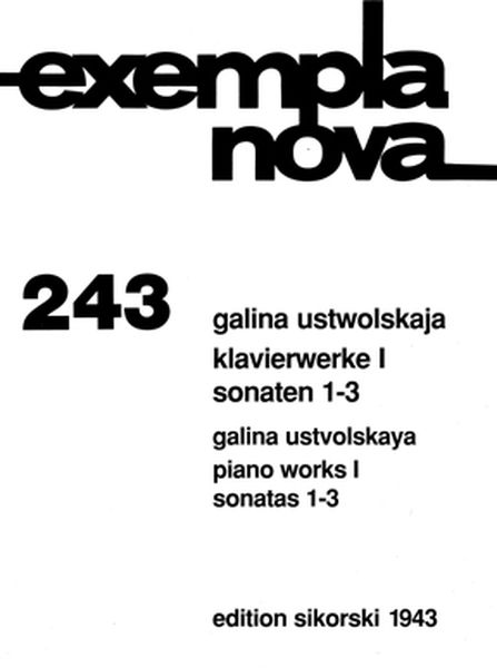 Piano Works I : Sonatas 1-3.