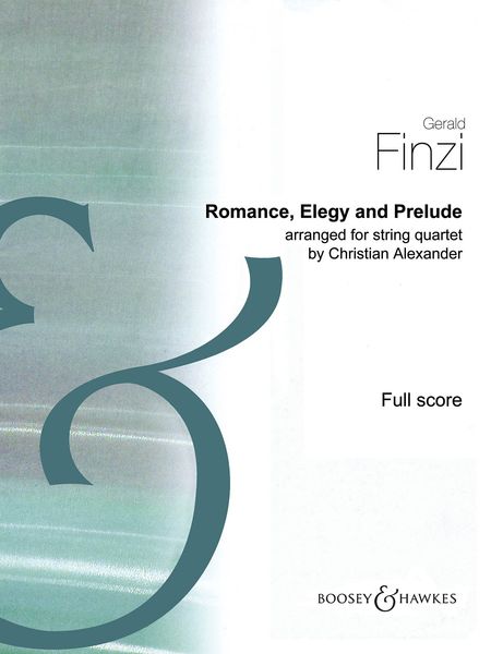 Romance, Elegy and Prelude : For String Quartet / arranged by Christian Alexander.