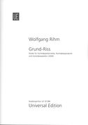 Grund-Riss : Studie Für Kontrabassklarinette, Kontrabassposaune, und Kontrabasssaxofon (2006).