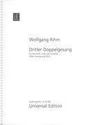 Dritter Doppelgesang : Für Klarinette, Viola und Orchester (2004, Neufassung 2007).