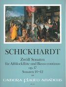 Zwölf Sonaten, Op. 17 : Für Altblockflöte und Basso Continuo - Sonaten 10-12.