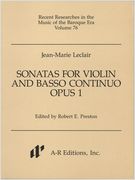 Sonatas For Violin and Basso Continuo Op. 1 / Ed. by Robert E. Preston.