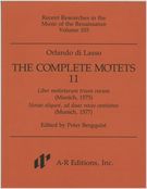 Complete Motets, 11 / edited by Peter Bergquist.