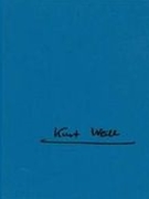 Dreigroschenoper (Threepenny Opera) : A Facsimile Of The Holograph Full Score / Ed.by Edward Harsh.