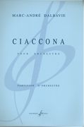 Ciaccona : Pour Orchestre - Special Print Full Score.