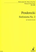 Sinfonietta No. 2 : For Clarinet and String Orchestra (1994).