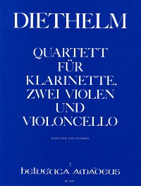 Quartet Op. 167 : For Clarinet, Two Violas and Violoncello.