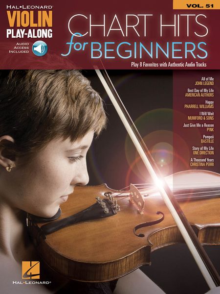 Chart Hits For Beginners : Hal Leonard Violin Play-Along.